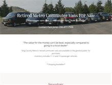 Tablet Screenshot of metrovansales.com